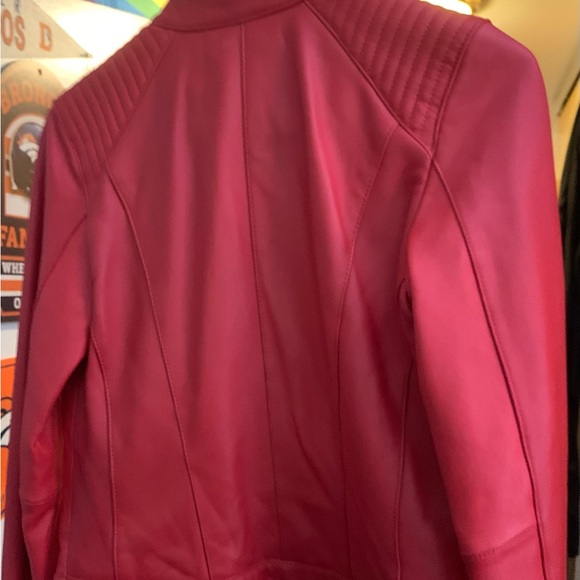 Cole Haan leather Jacket - Picture 3 of 4